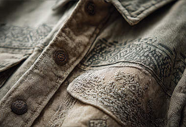 Jacquard Denim Effect