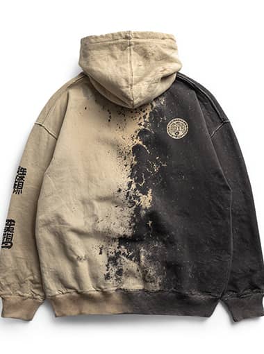 Custom Black and Beige Gradien