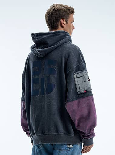 Custom Patchwork Hoodie with U